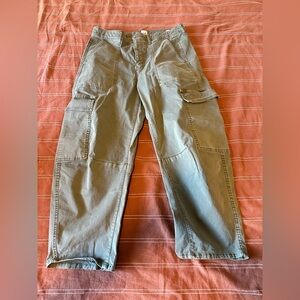 Gap Factory High Rise Barrel Khakis Women’s 6 Petite